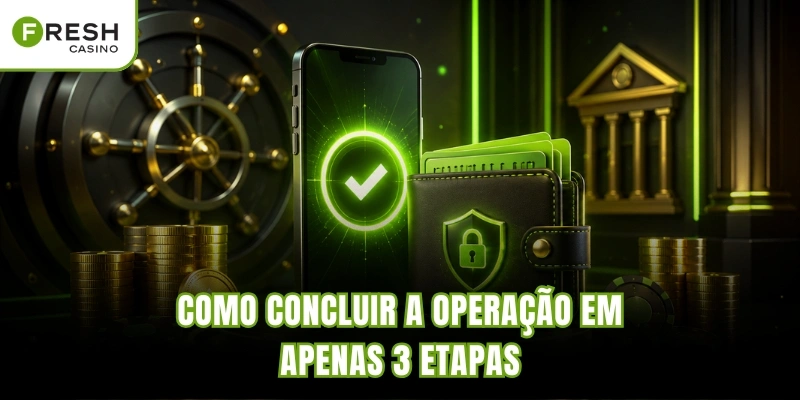 Como concluir a operação em apenas 3 etapas