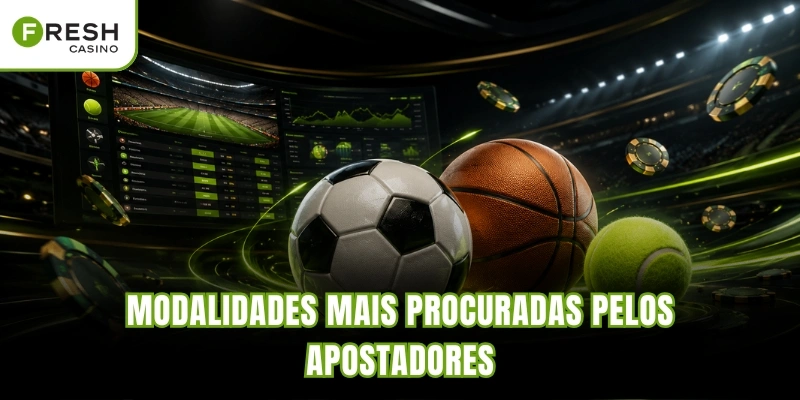 Modalidades mais procuradas pelos apostadores