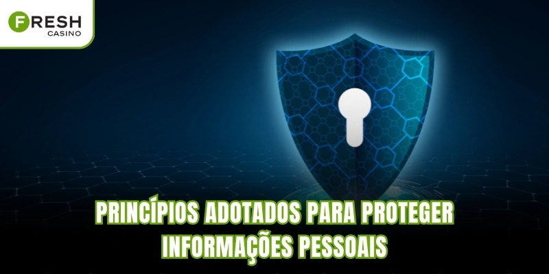 Princípios adotados para proteger informações pessoais
