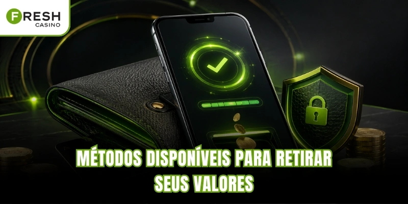 Métodos disponíveis para retirar seus valores